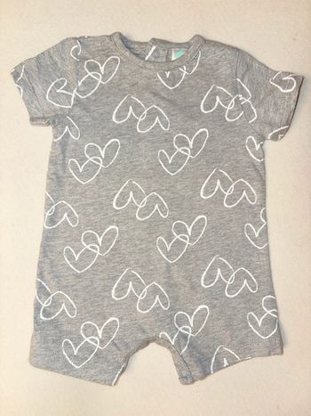 Lot 2 pièces combi et gilet 1 mois fille