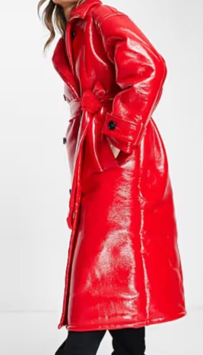 Manteau trench long Asos