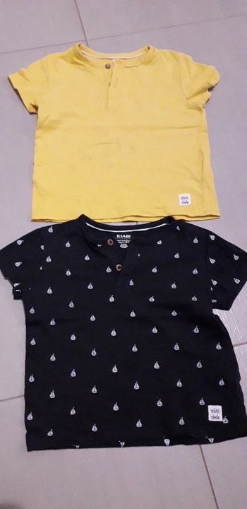 Lot de 2 tee-shirts 24 mois