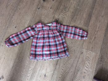 Blouse à carreaux obaibi 3 ans
