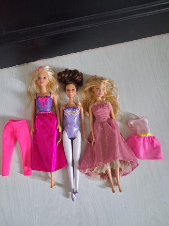 Lot de 3 barbie vintage