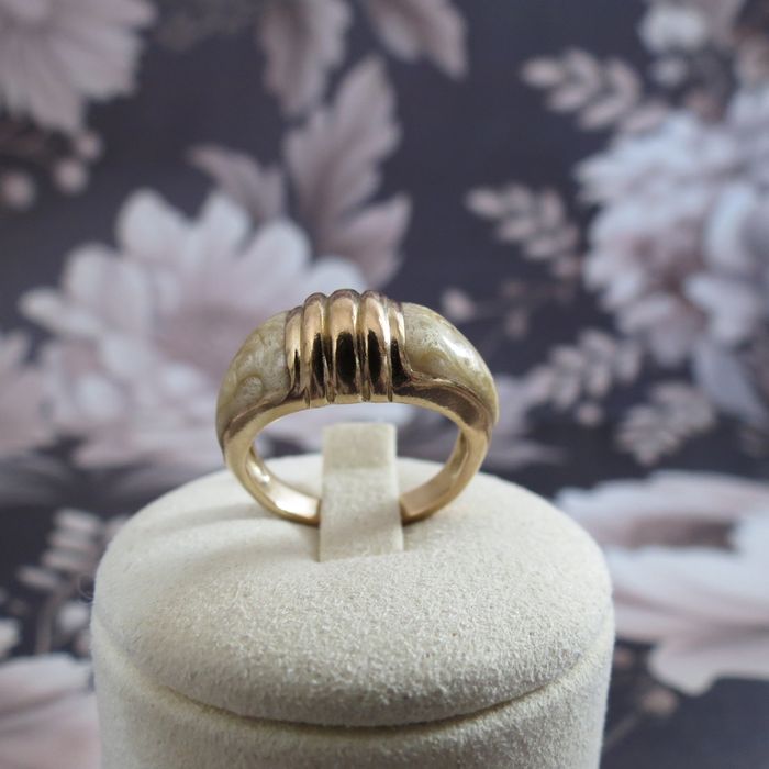 💍 Bague vintage dorée – Style rétro unique - photo numéro 3