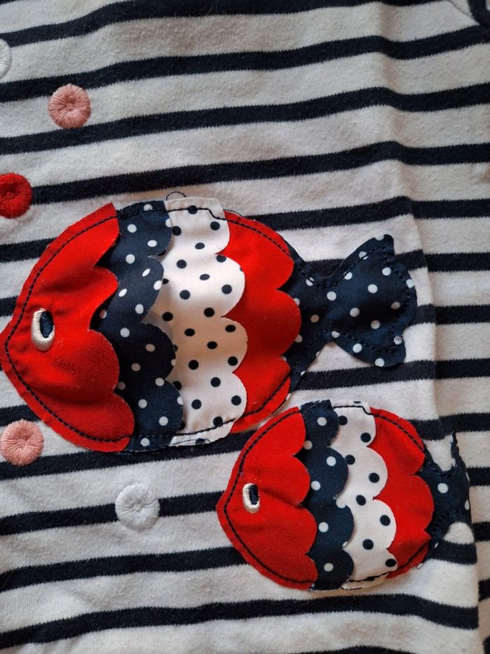 T-shirt manches courtes pour fille taille 18mois très bon état - photo numéro 5