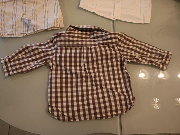 Lot de 4 chemises 6 mois - photo numéro 6