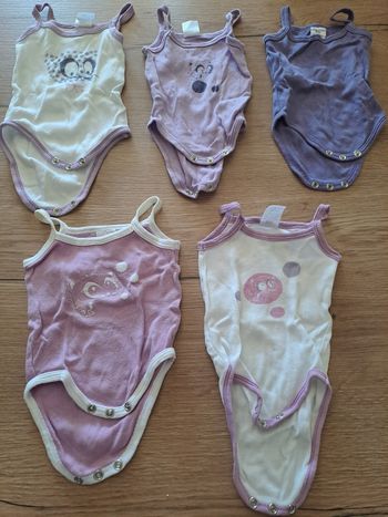 Lot de 5 bodies été