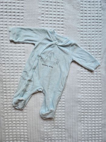 Pyjama velours 1 mois