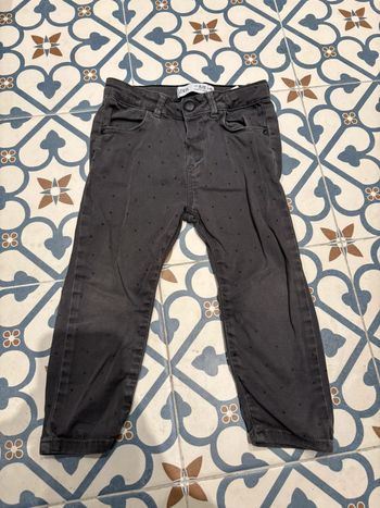 Jean gris à pois Zara taille 18-24 mois