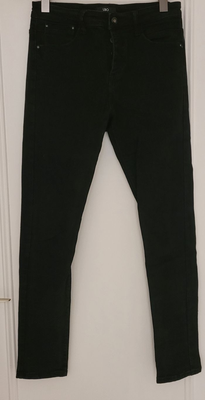 La Boutique Officielle LBO Jean TFr38/TUS28/TM - Noir-Coupe Skinny  en TBE - photo numéro 2
