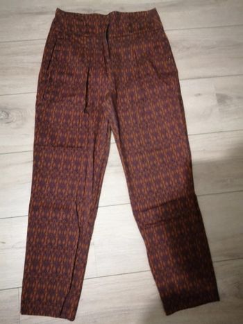 Pantalon droit taille haute