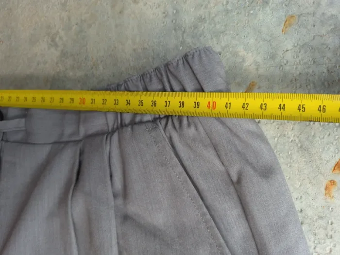 Pantalon gris habillé à enfiler - photo numéro 7