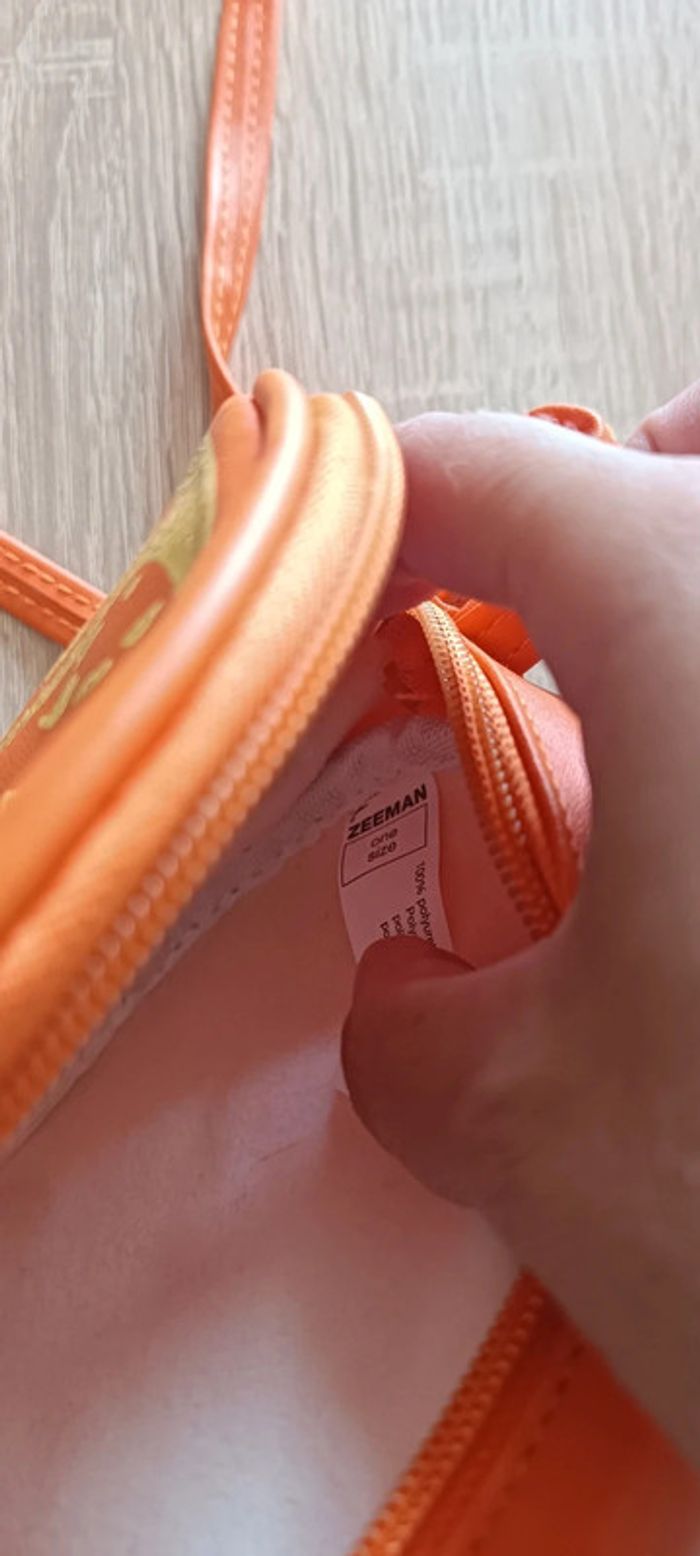 Petit sac Zeeman orange - photo numéro 3