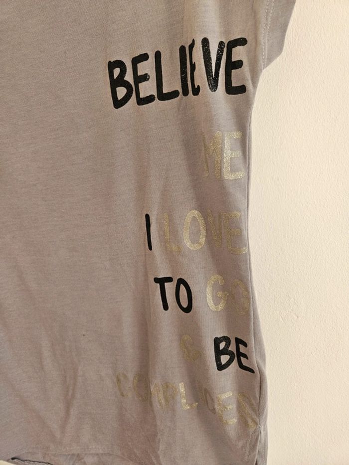 T-shirt Complices gris - photo numéro 3