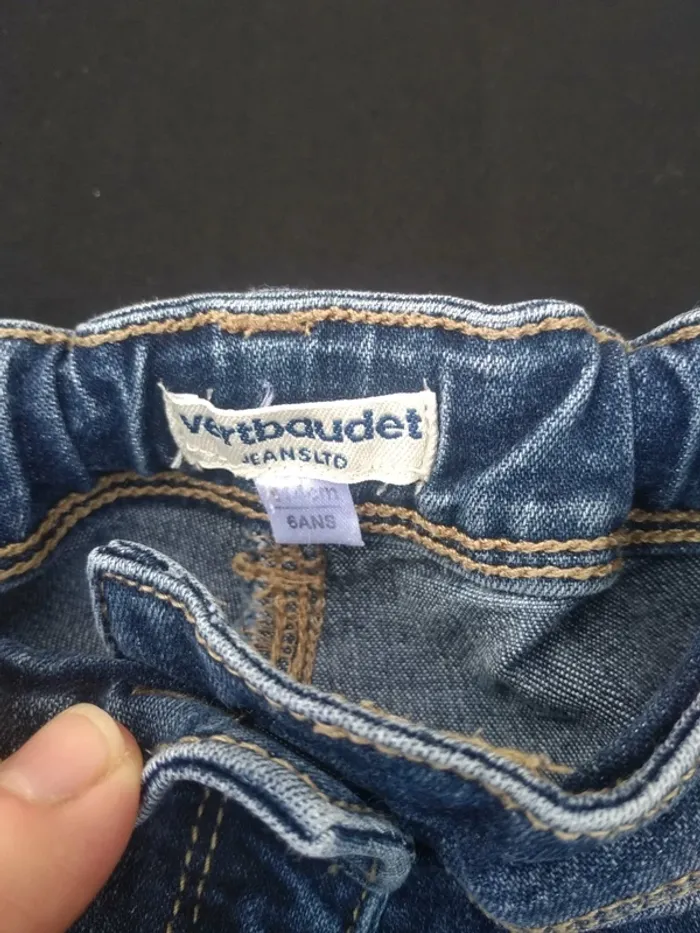 Lot de 2 Jeans Fille 6 Ans - photo numéro 8
