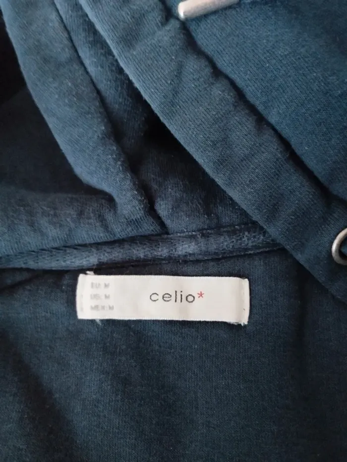 Sweat capuche homme taille M marine celio - photo numéro 3