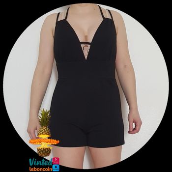 combi short à nouer dans le dos pour événement