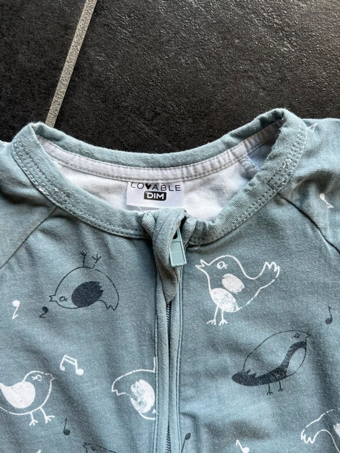 Pyjama DIM zip avec pied amovibles 18 mois - photo numéro 2
