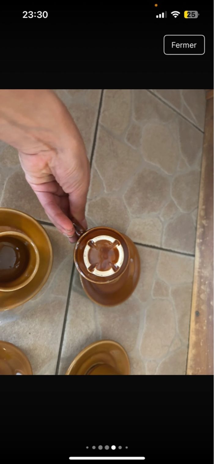 Services de9 tasse avec les sous tasse - photo numéro 10