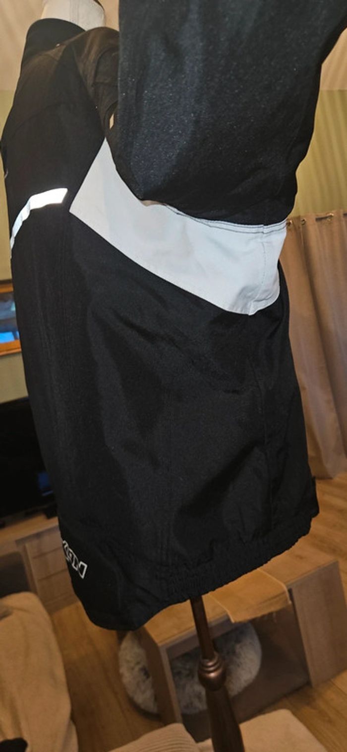 Veste de moto en tissu Ixon Shiroki HP noir / blanc - photo numéro 2
