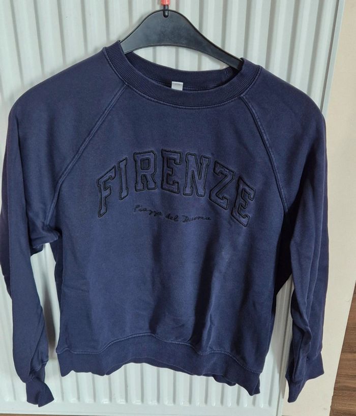 Sweat bleu H&M xs