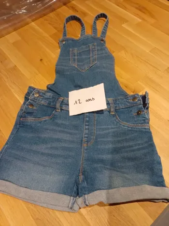 Salopette short