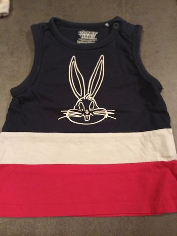 Tee shirt sans manche 23mois 86cm