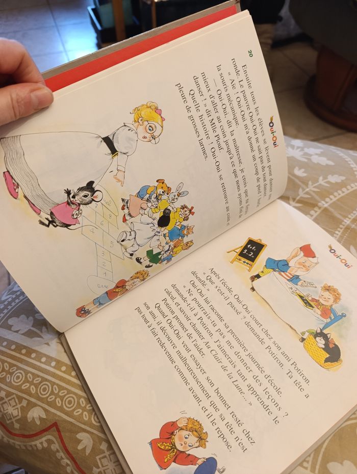 Livre Vintage : "Oui-Oui à l'école" - Hachette Jeunesse - photo numéro 3
