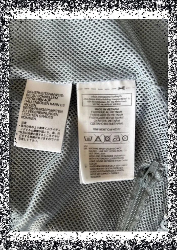 Vintage - Veste de survêtement grise - Adidas - photo numéro 5