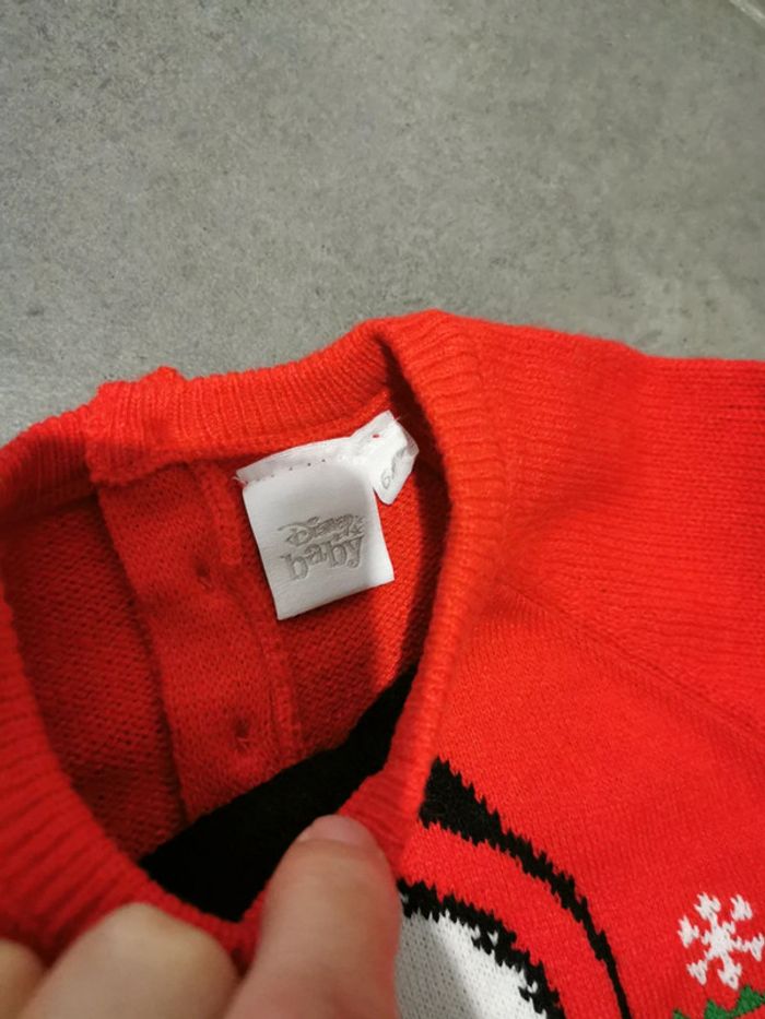 Pull mickey Noël 6 mois - photo numéro 2