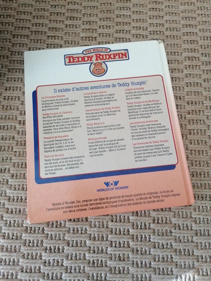 Livres teddy ruxpin vintages - photo numéro 3