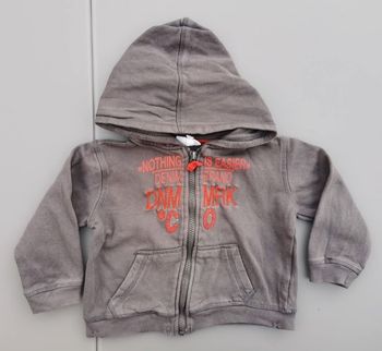 Sweat gilets  zippé à capuche 2 ans garcon u essentiel