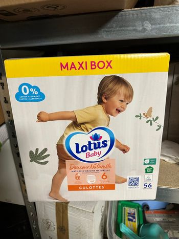 Lotus Baby Couches Culottes x56 Taille 6