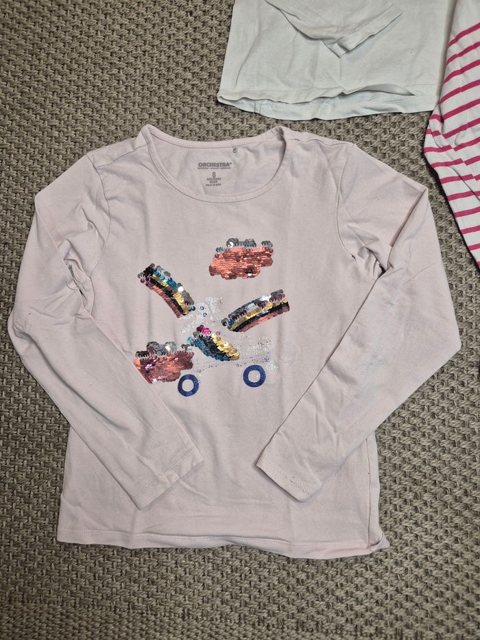 Lot de 3 t-shirts satisfaisant ML fille - 8 ans - photo numéro 2