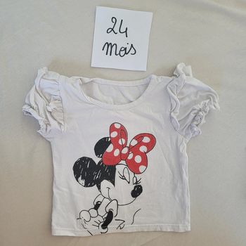 Tee shirt minnie 24 mois