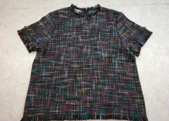 T-shirt style tweed