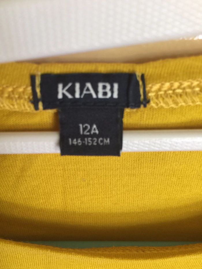 T-shirt moutarde avec motif licorne en strass - photo numéro 4