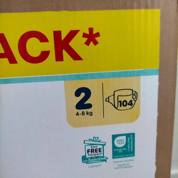 Lot couches Pampers harmonie taille 2 - photo numéro 2