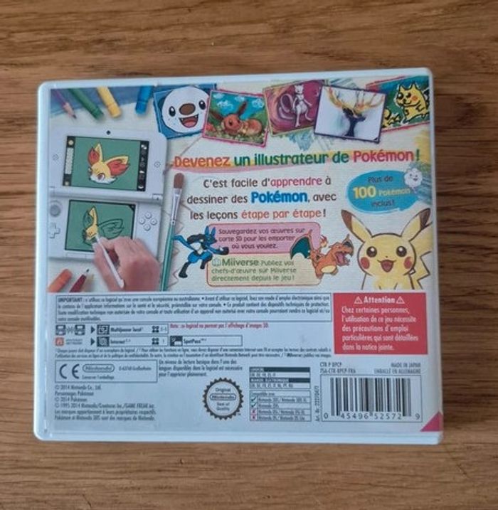 Jeu Pokémon Art Academy Nintendo 3DS - Pal Fr - photo numéro 2