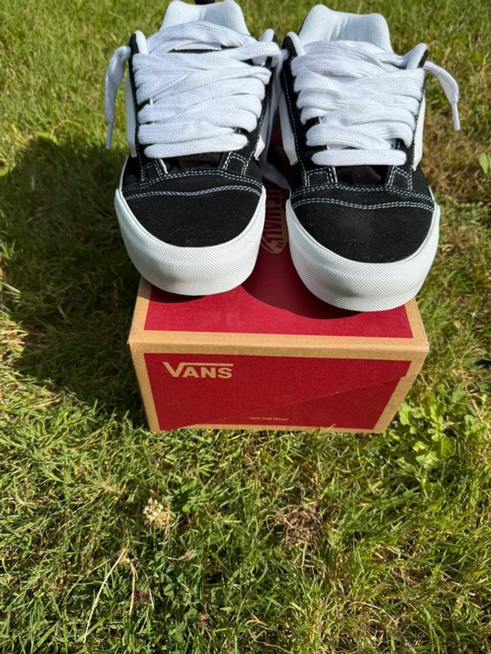 Vans Knu Skool unisexe noir et blanc - photo numéro 6