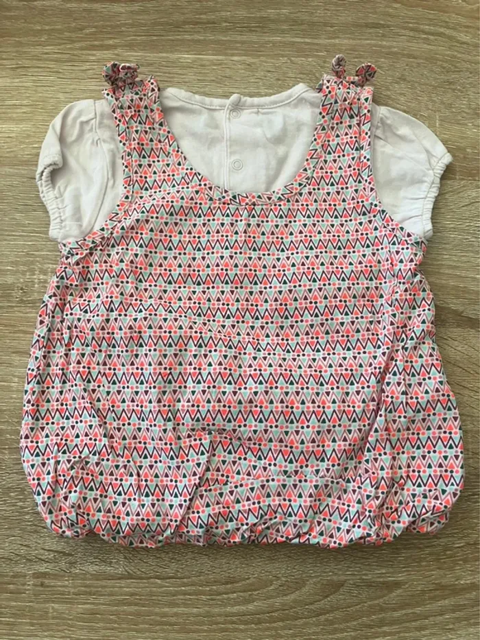 Lot de 3 robes d’été, taille 1 an - photo numéro 2
