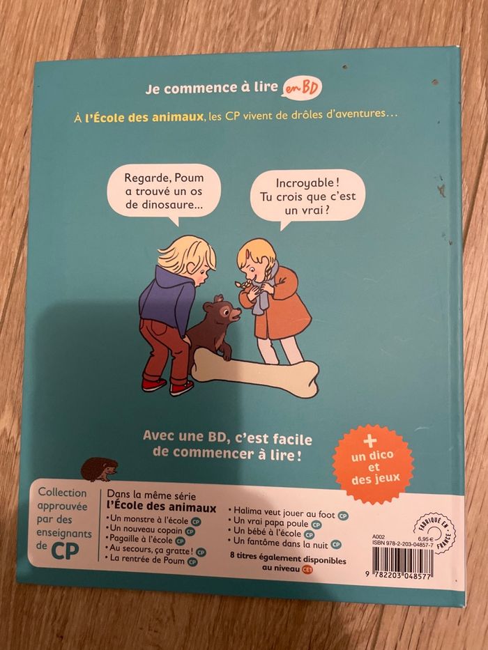 Bd je commence à lire L’os de dinosaure - photo numéro 2