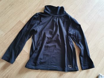 Tee shirt manche longue col roulè