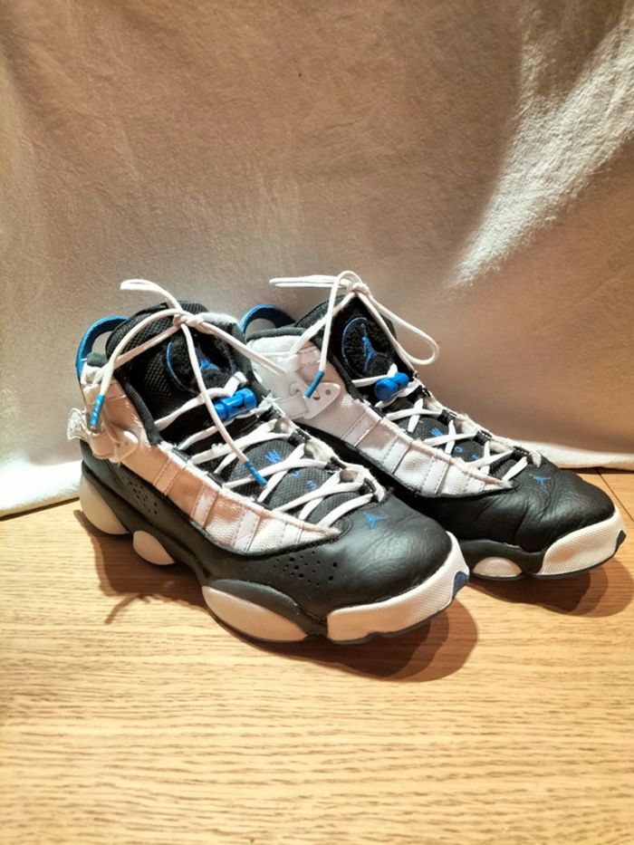 Nike Jordan 6 rings (GS) - blanc noir - 39