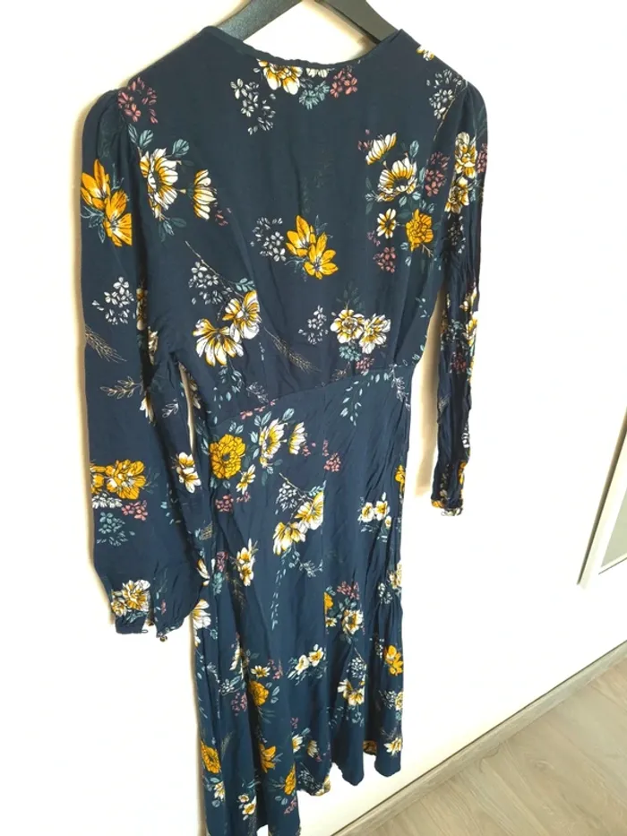 Robe bleu mi longue Springfield taille 38 - photo numéro 5