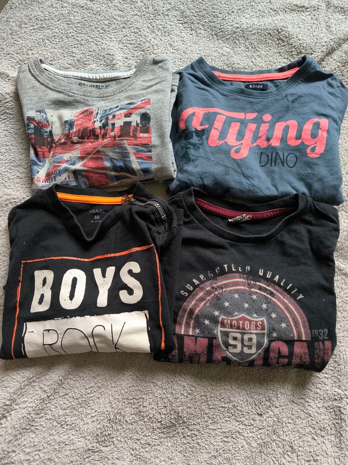Lot tee-shirts 3 ans