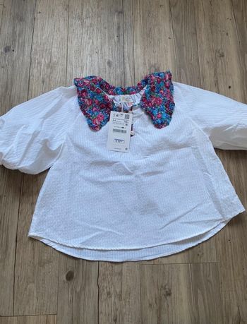 Chemisier zara 3/4 ans col liberty