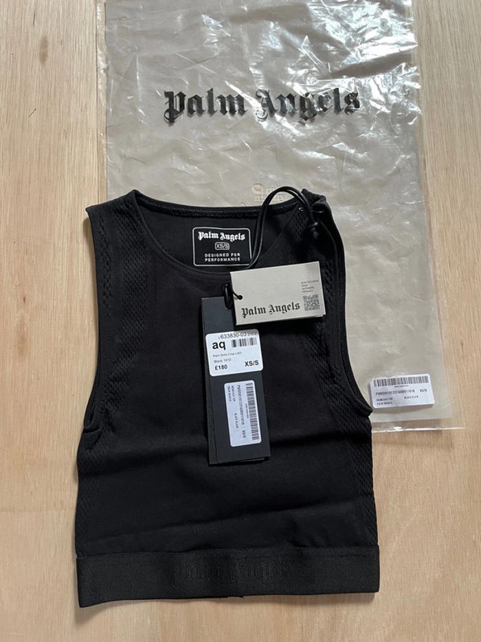 Palm Angels Crop Top Black XS-S