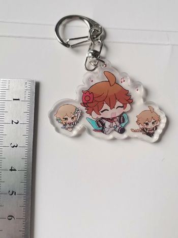 Porte-clés Genshin impact Tartaglia, Lumine & Aether