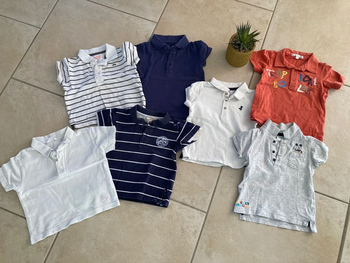Lot de 7 polos en 24 mois