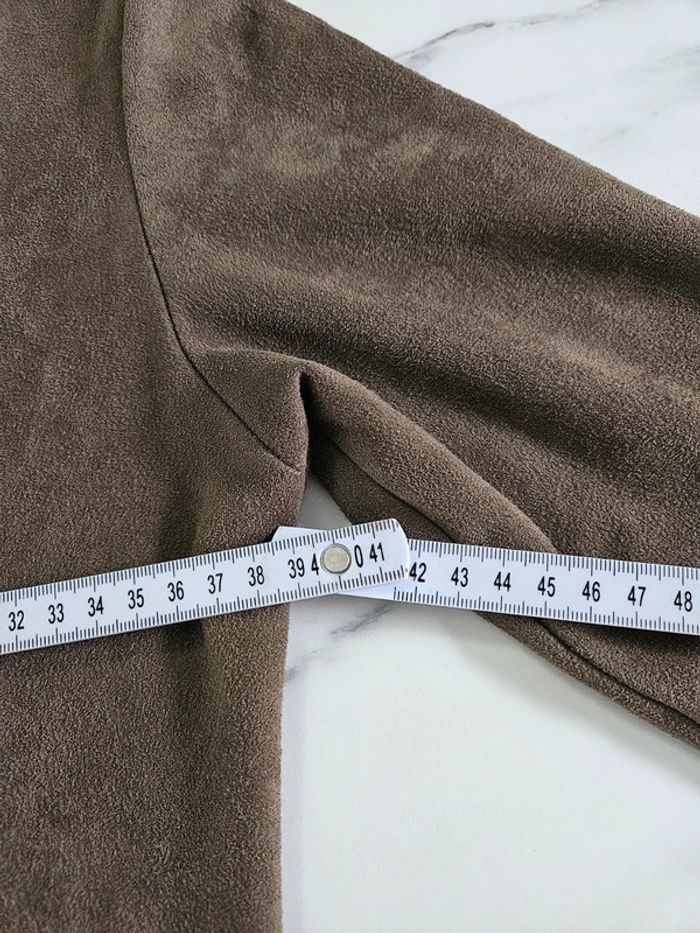 Voyelles robe aspect daim taille S - photo numéro 10