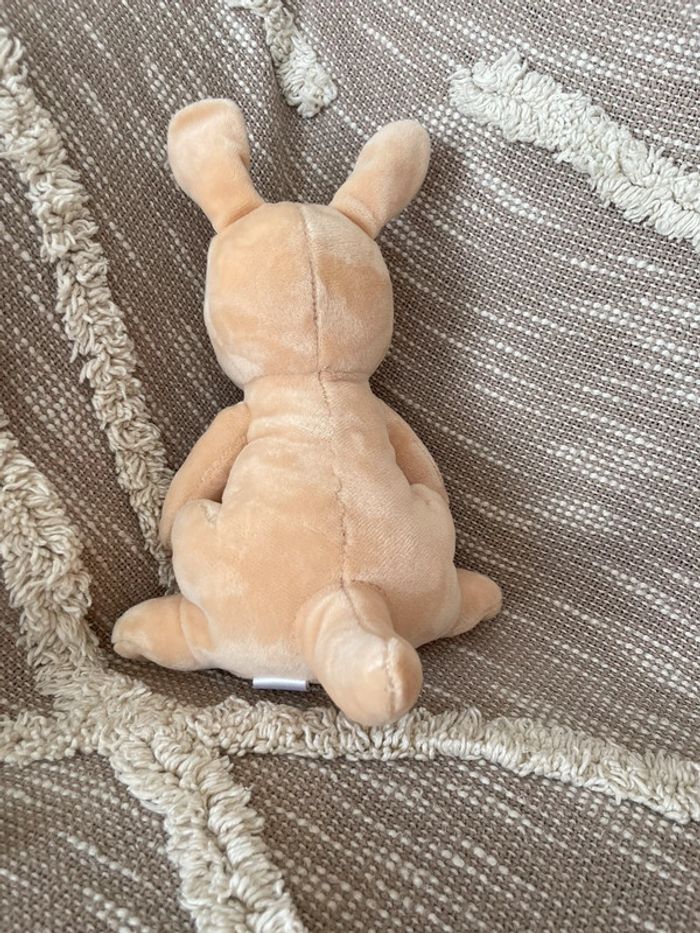 Peluche doudou 19cm Arthur et Lola kangourou marron beige arc en ciel parfait état - photo numéro 3